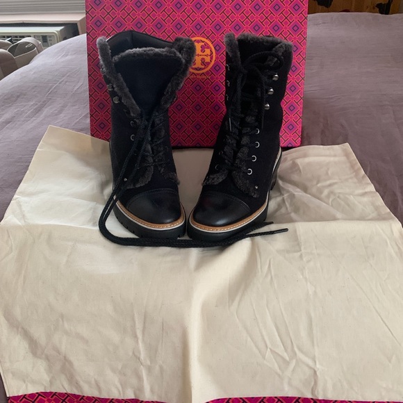 Tory Burch Shoes - Tory Burch 60mm Lug Sole Miller Bootie